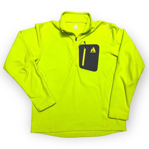 Eddie Bauer Other - Eddie Bauer First Ascent Neon Green FLEECE Outdoor Jacket - Mens Medium